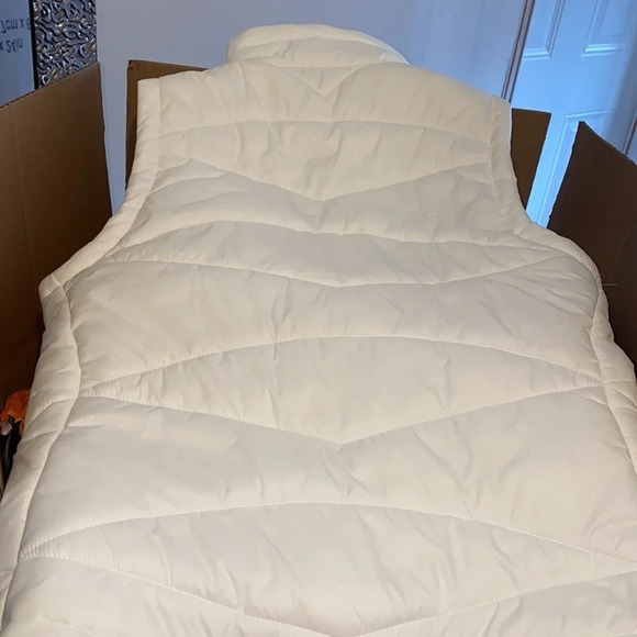 Wind River Vintage White Puffer Vest Size M - Picture 2 of 11